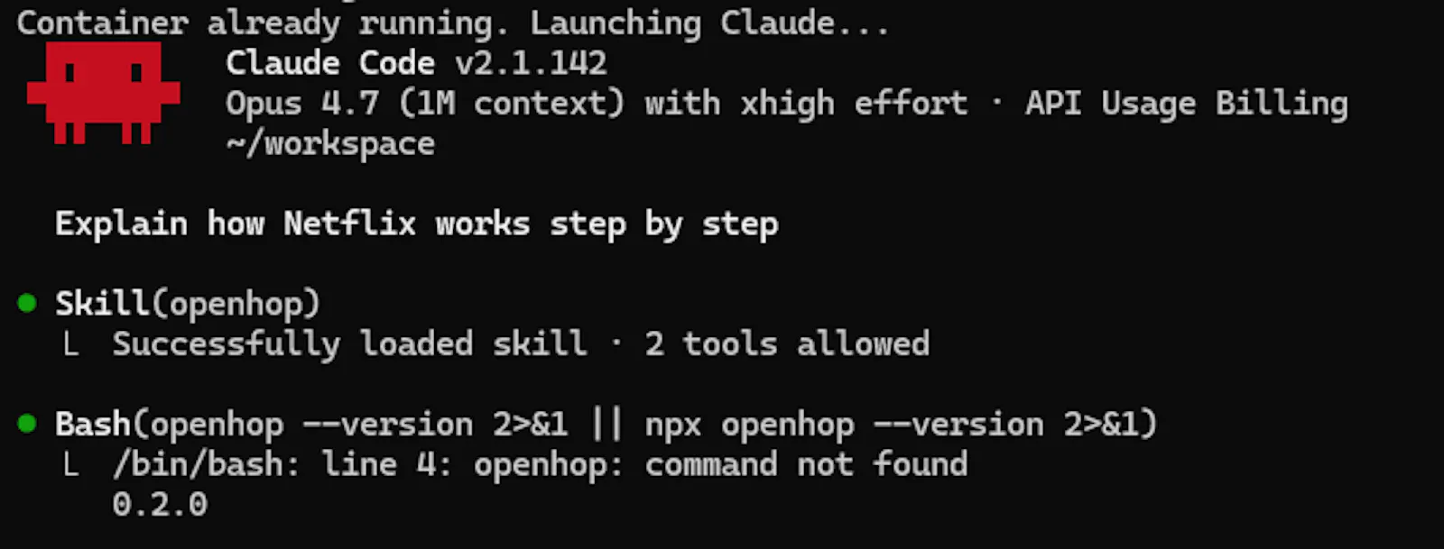 OpenHop screenshot 3