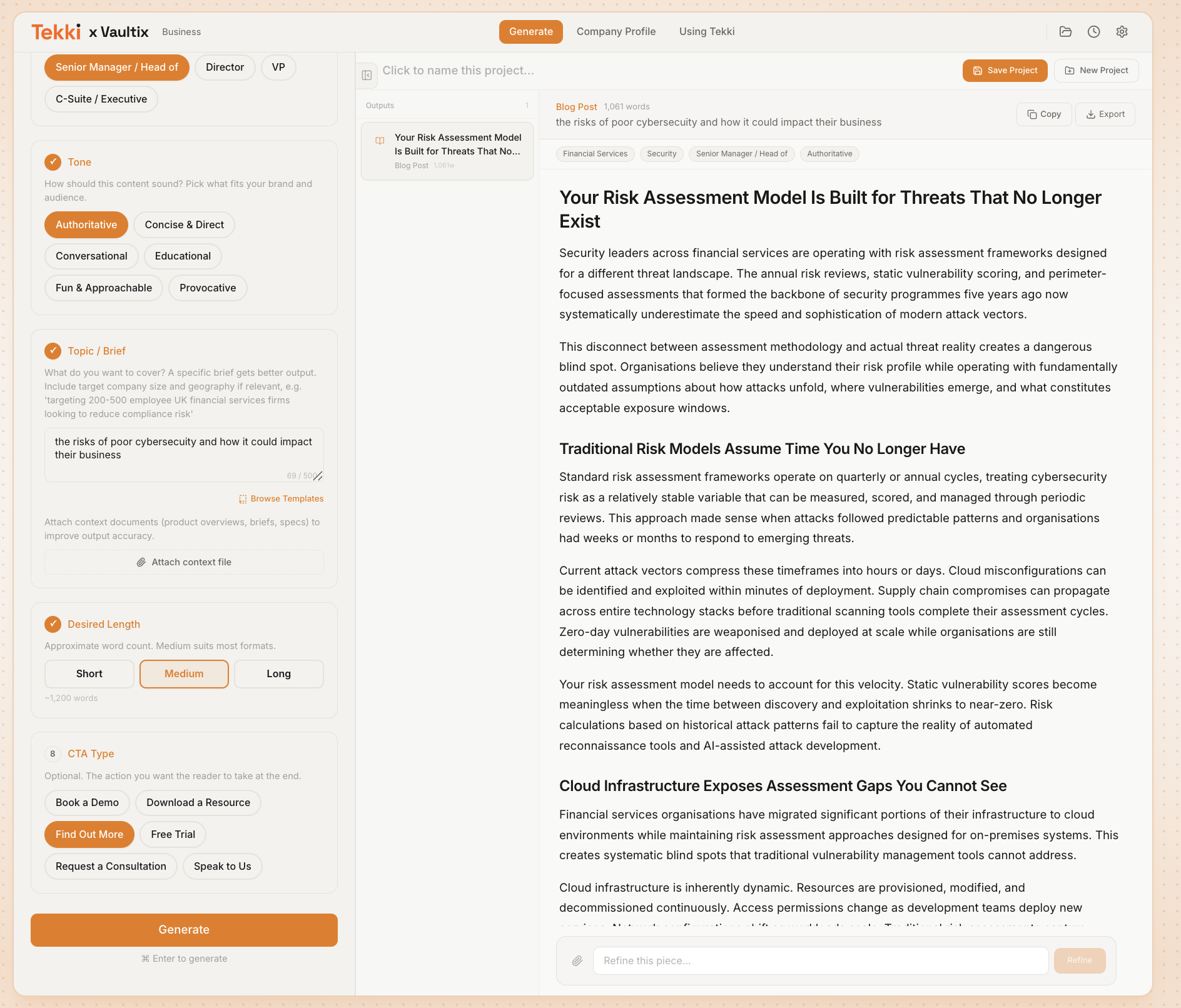 Tekki - Screenshot 3 showing product features and functionality