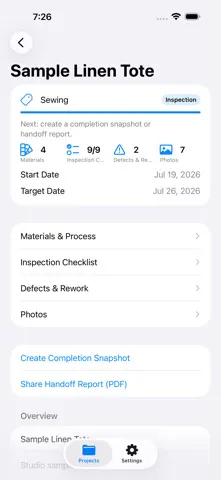 StitchProof screenshot