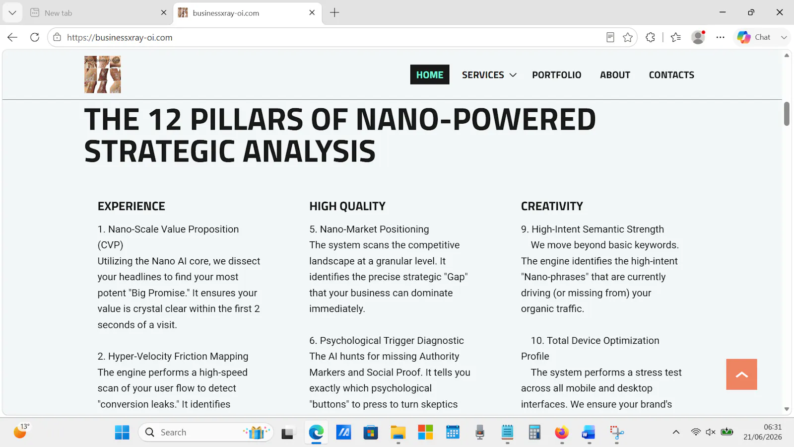BusinessXray & AnimMatch Portfolio screenshot 3
