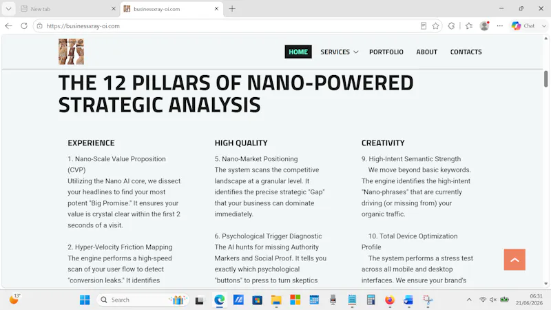 BusinessXray & AnimMatch Portfolio screenshot 3