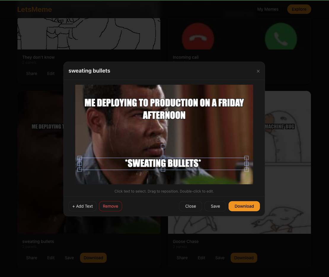 LetsMeme gallery image