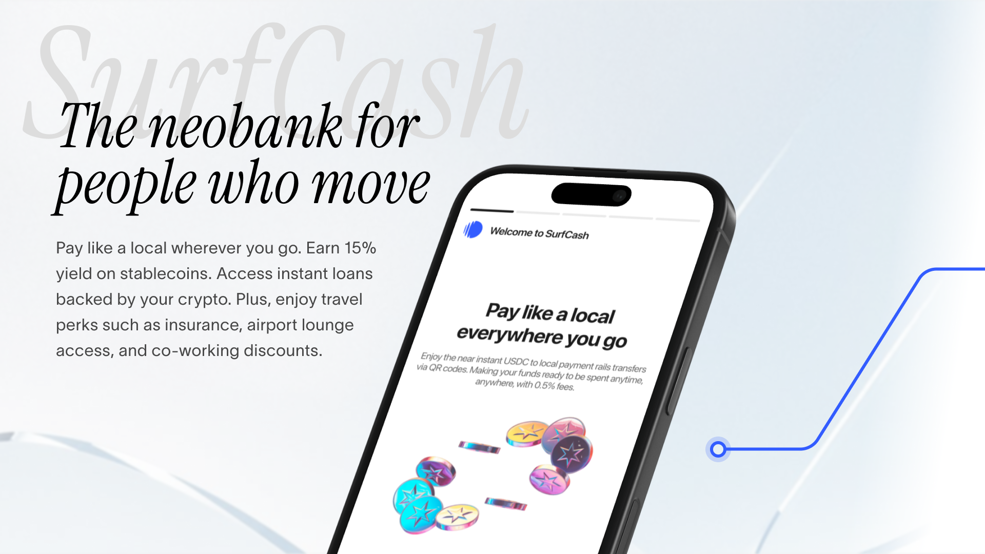 SurfCash - Main product screenshot demonstrating key features and user interface