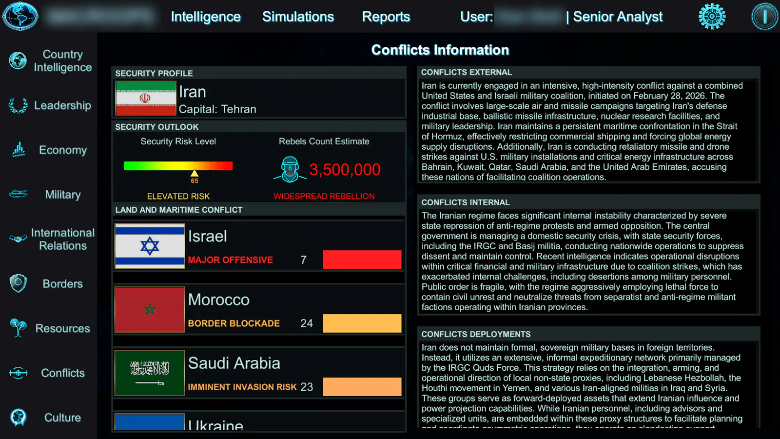 MacroOps Simulation Engine screenshot 7