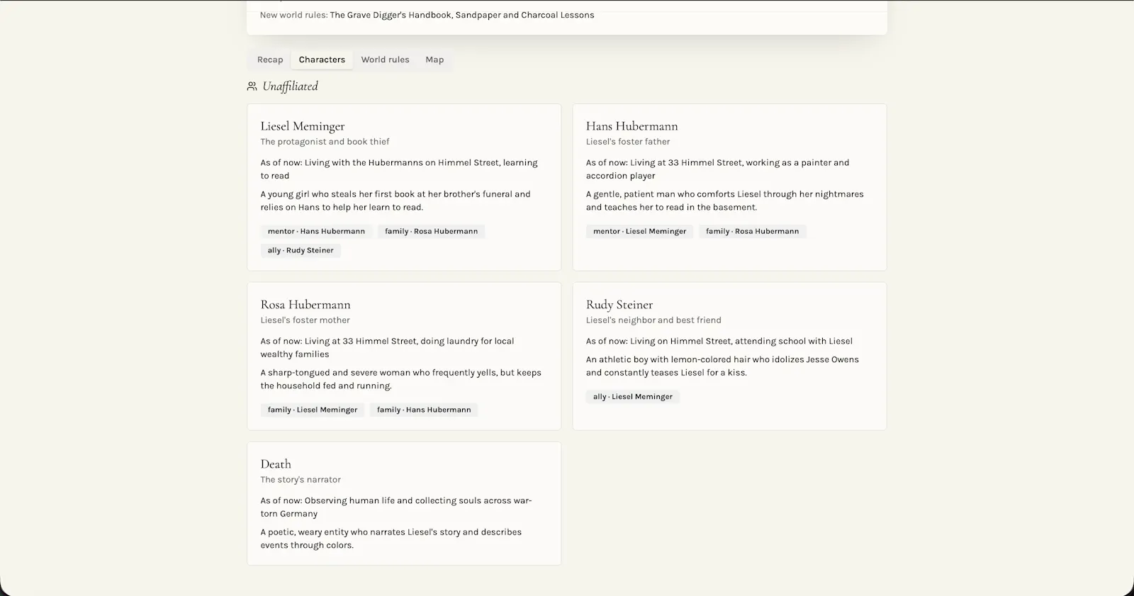 Plotrecap screenshot 4
