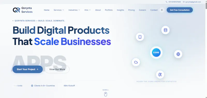 Qorynta Services screenshot 1
