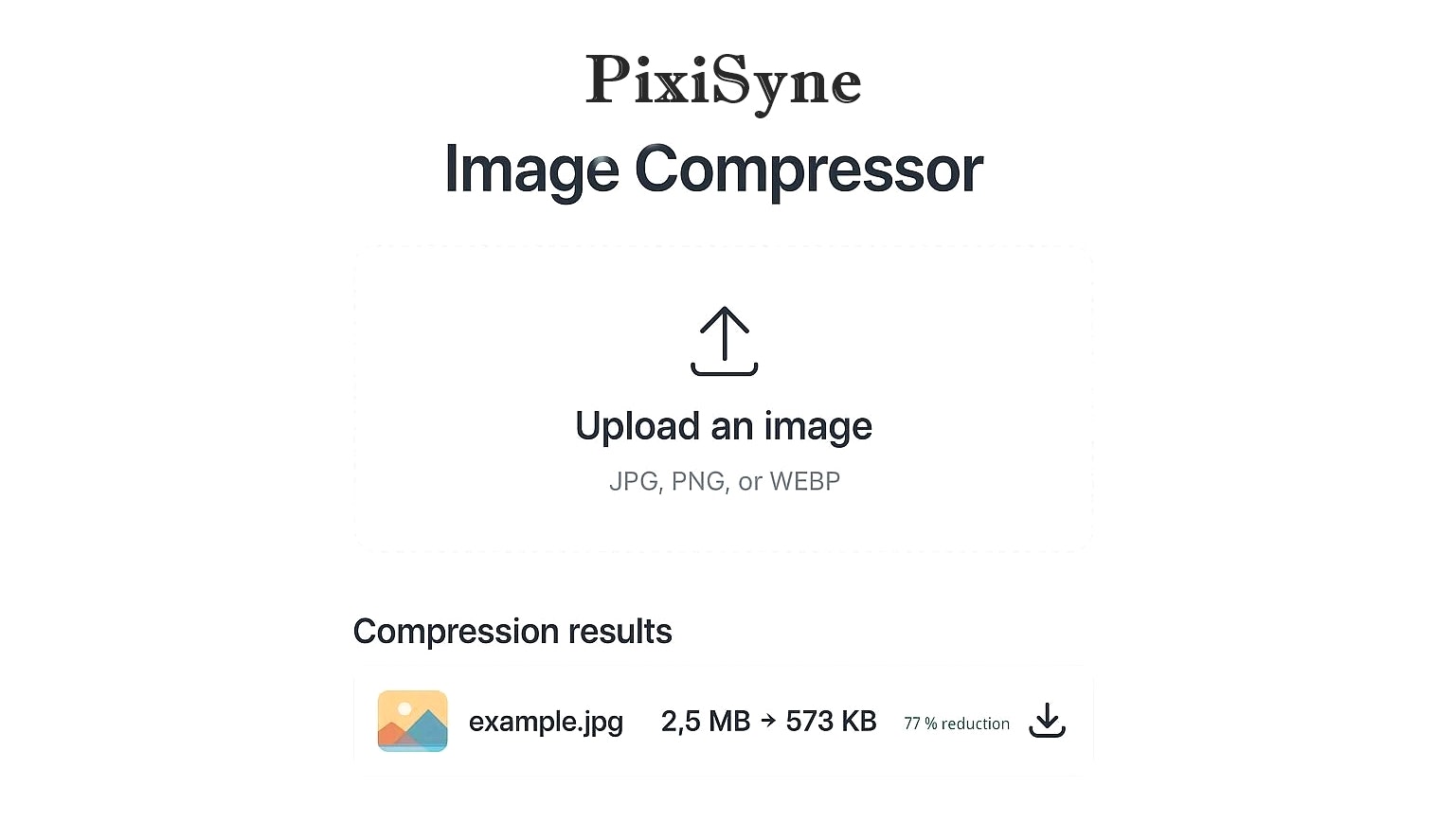 Média PixiSyne | Free Online Image Compressor - Smart, Fast & Free Image Compression Online 3
