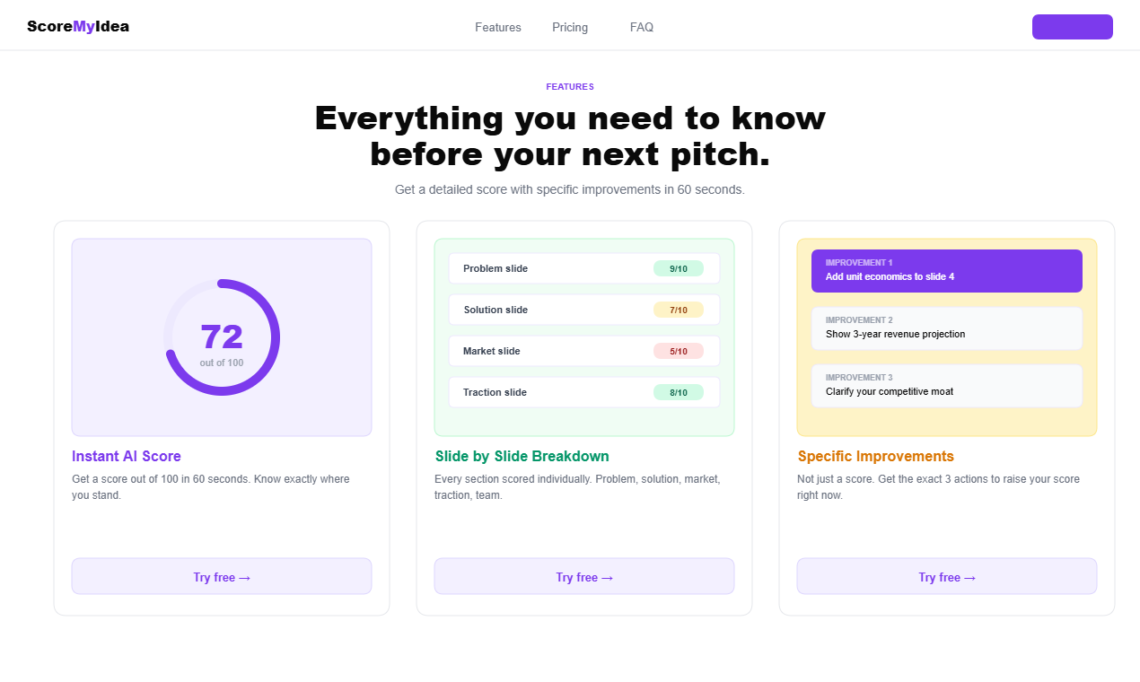 ScoreMyIdea gallery image