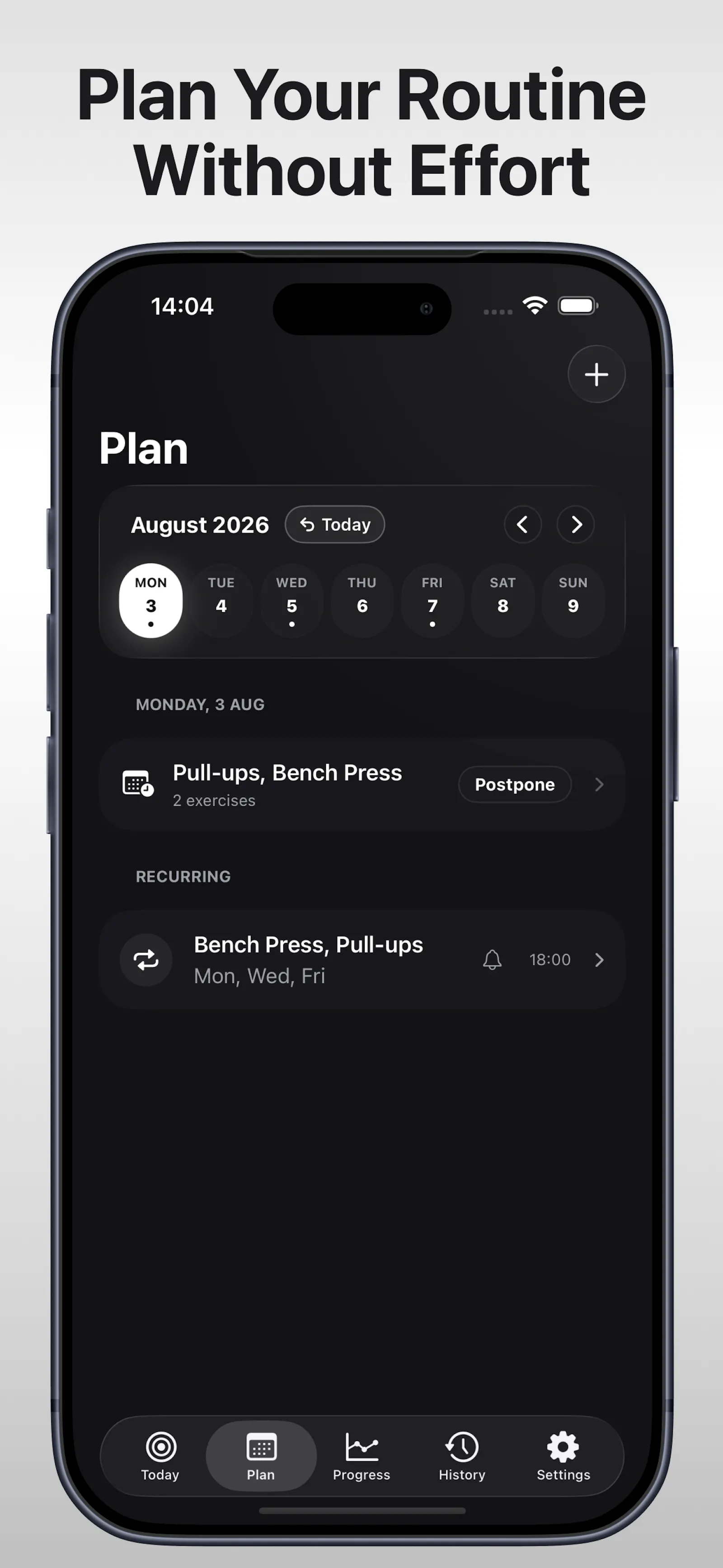 WorkoutDay screenshot 2