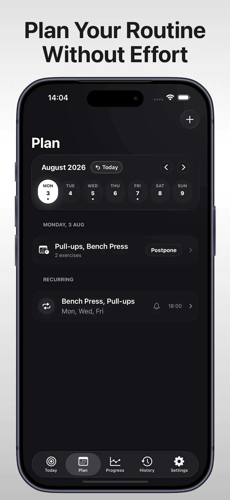 WorkoutDay screenshot 2