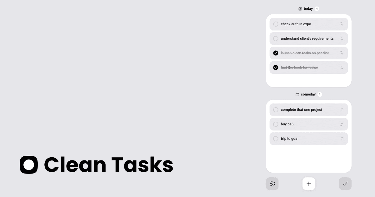 Clean Tasks gallery image