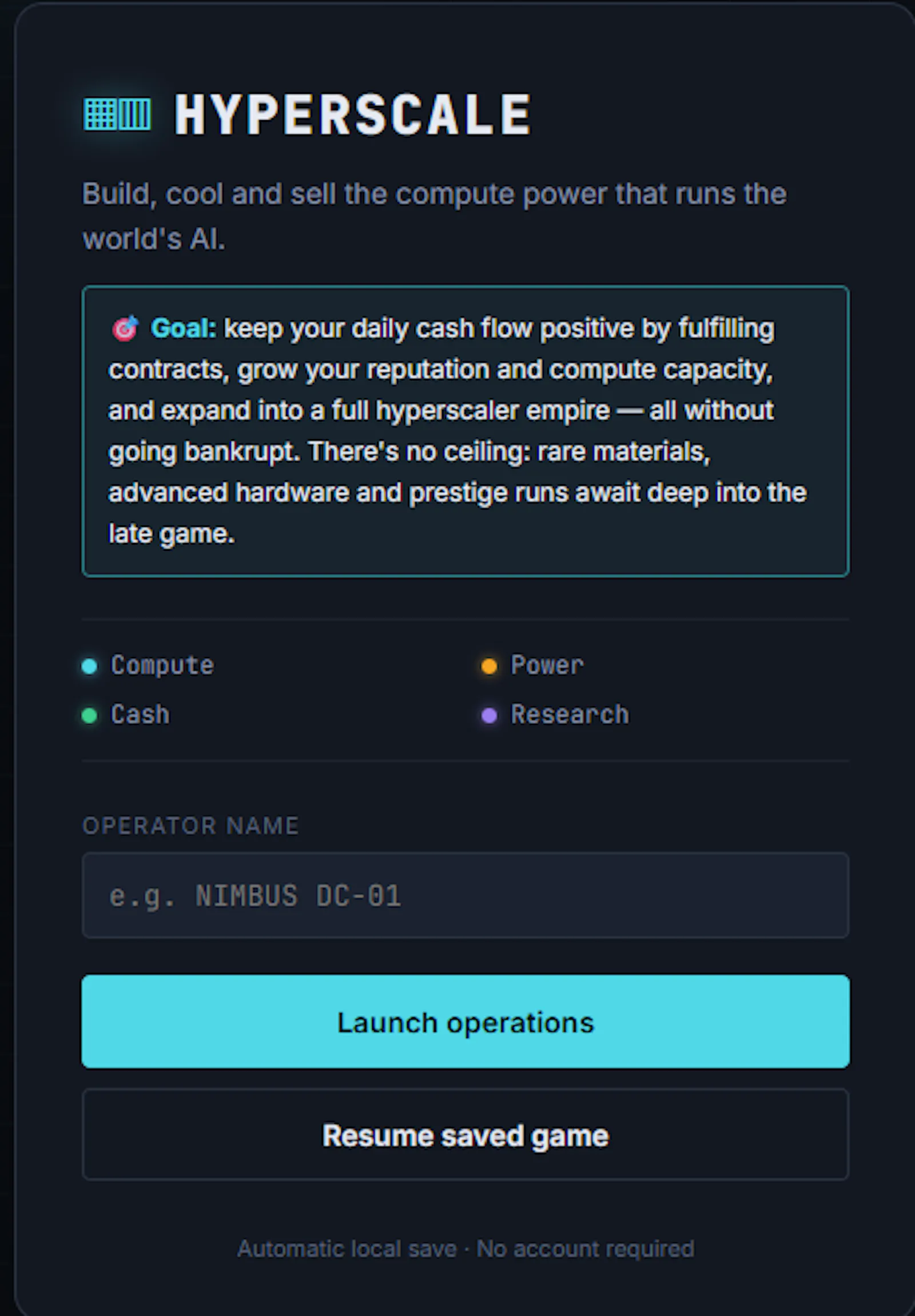 HYPERSCALE  screenshot 1