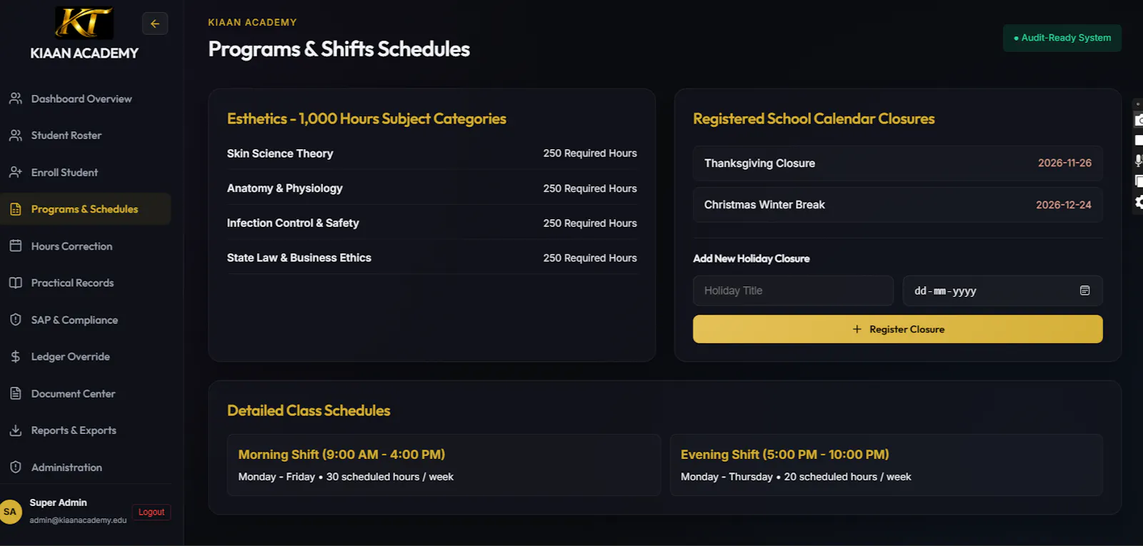 school management software  screenshot 4