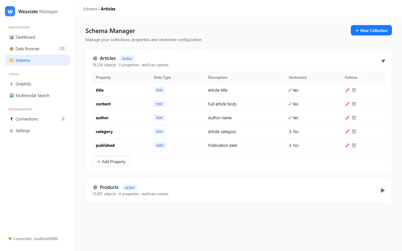 Weaviate Manager gallery image