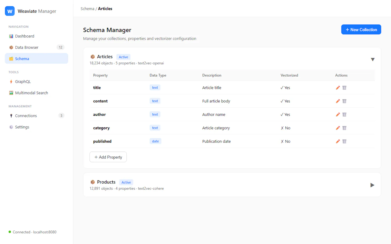 Weaviate Manager screenshot 3