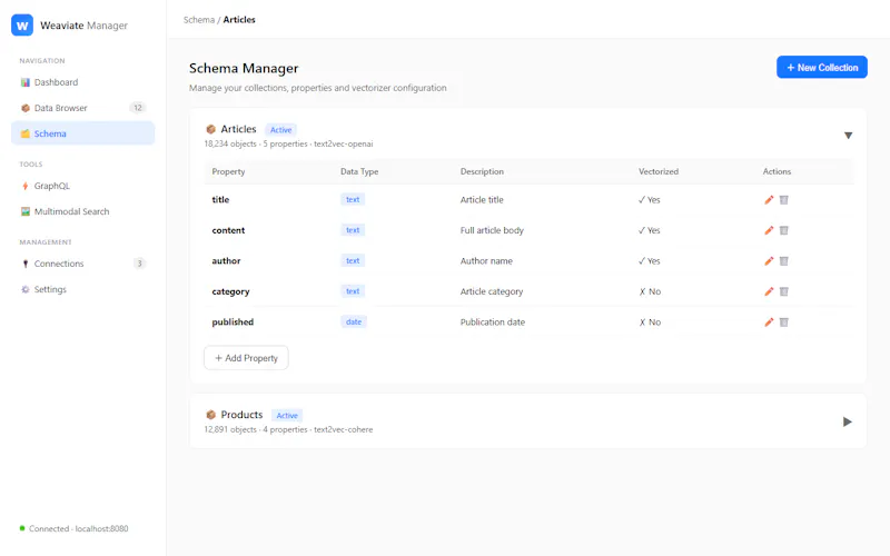 Weaviate Manager screenshot 3