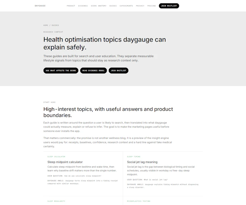 daygauge screenshot 2