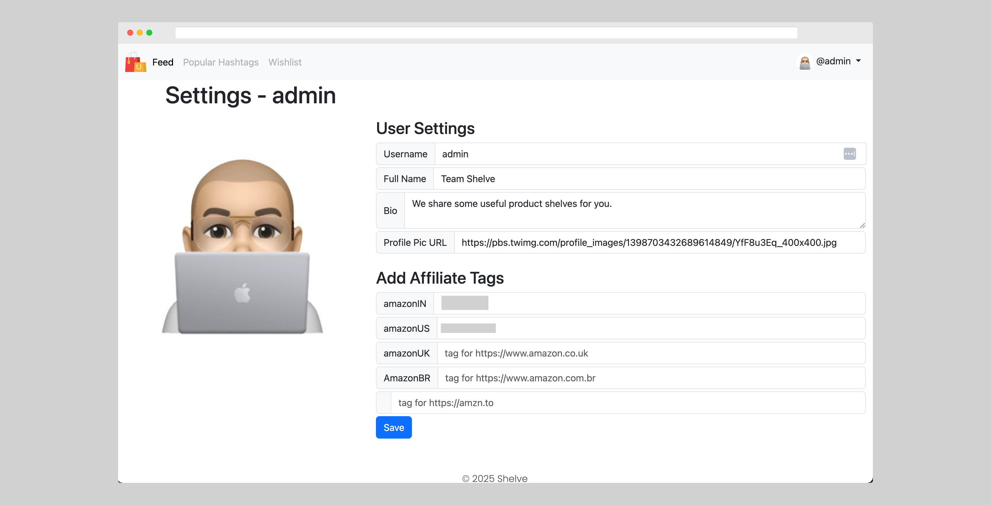 Shelve gallery image