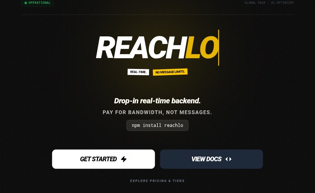 ReachLo - Main product screenshot demonstrating key features and user interface