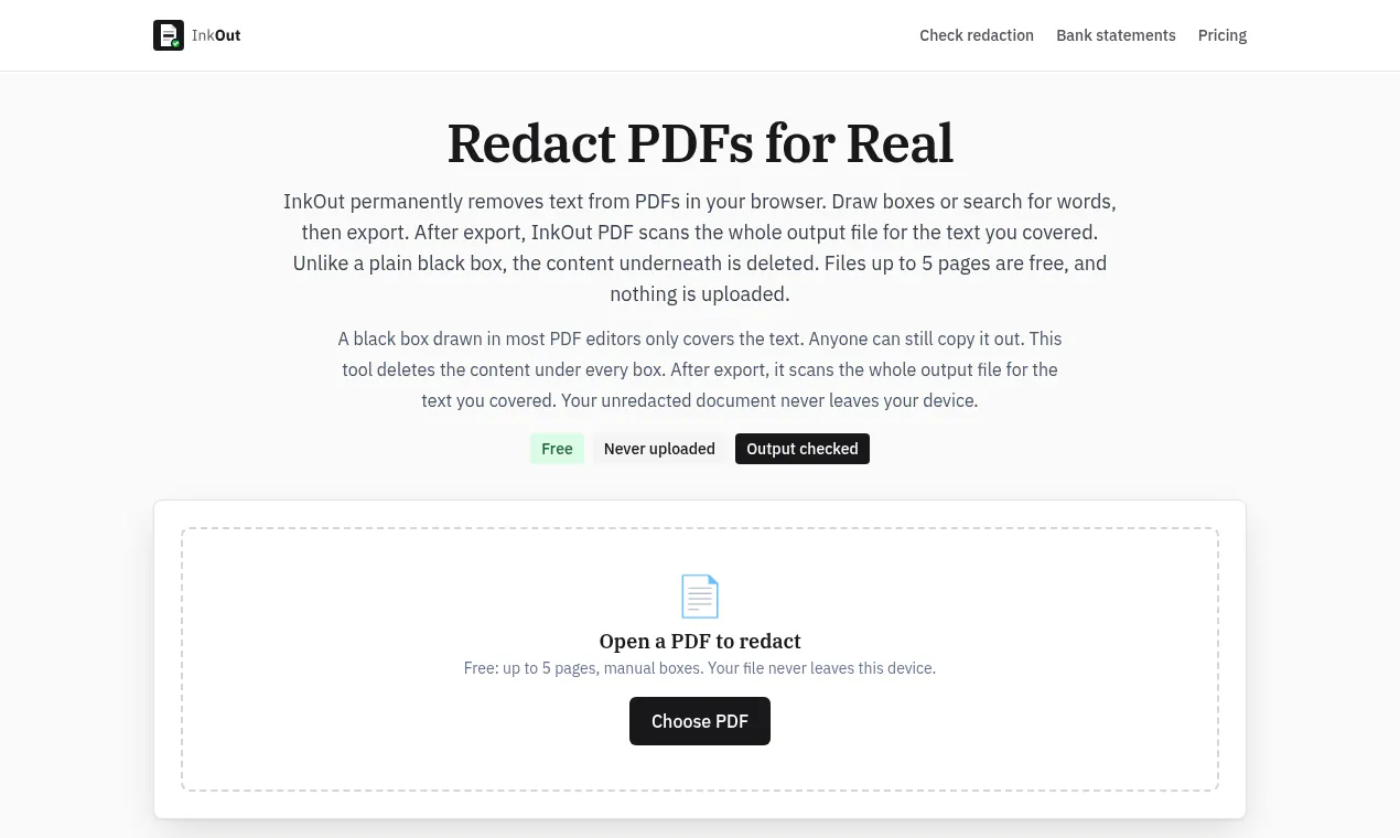 InkOut PDF gallery image