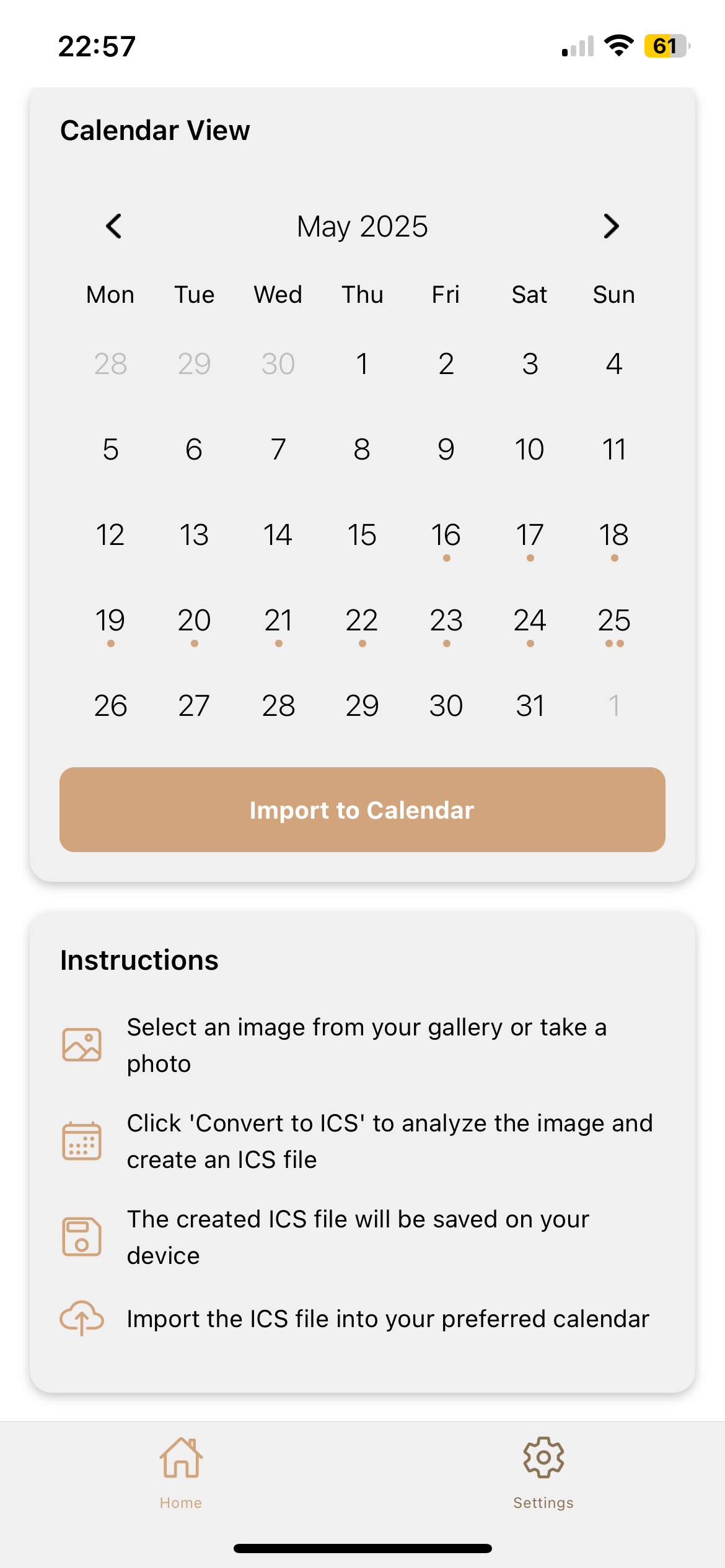 Photo2calendar - ios - Перенести аналоговые события в цифровые медиа 2