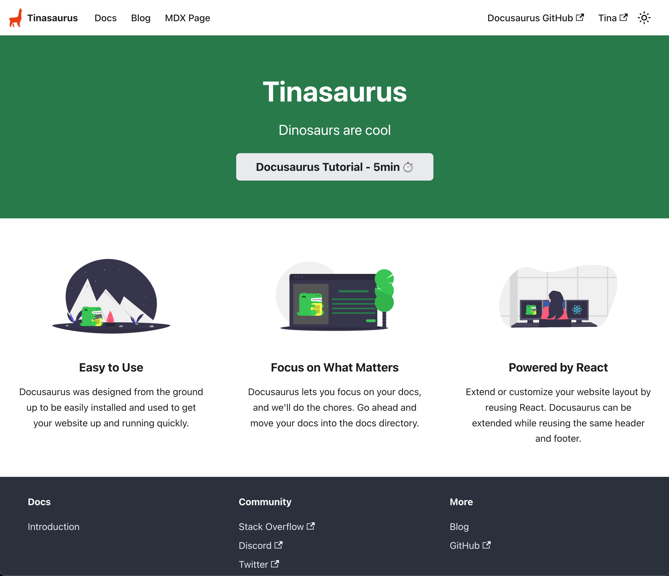 Tinasaurus Medien 3