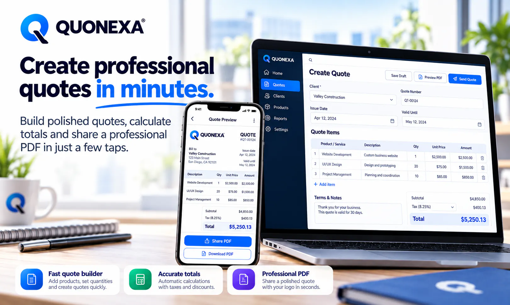 QUONEXA — Quotes made simple gallery image