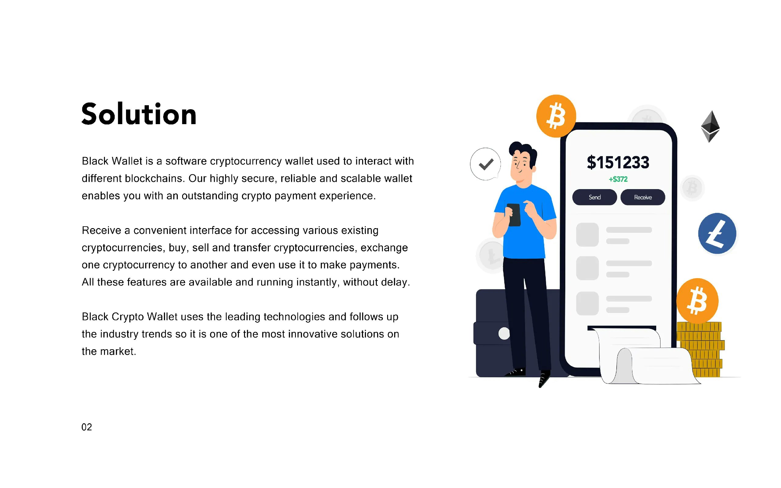 Black Fintech - Crypto Wallet, Blockchain, Cryptocurrency media 7