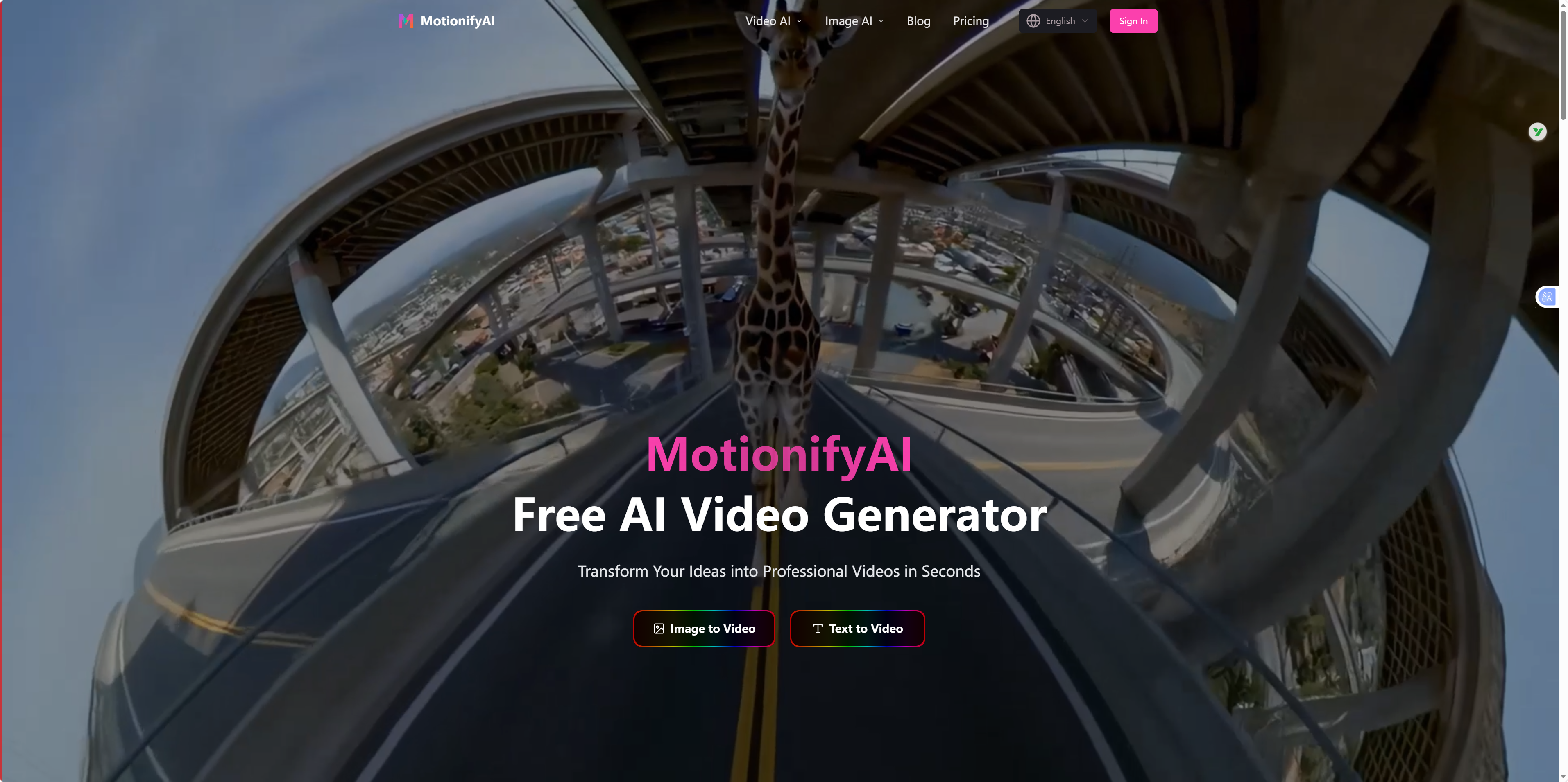 MotionifyAI: AI Video Generator gallery image