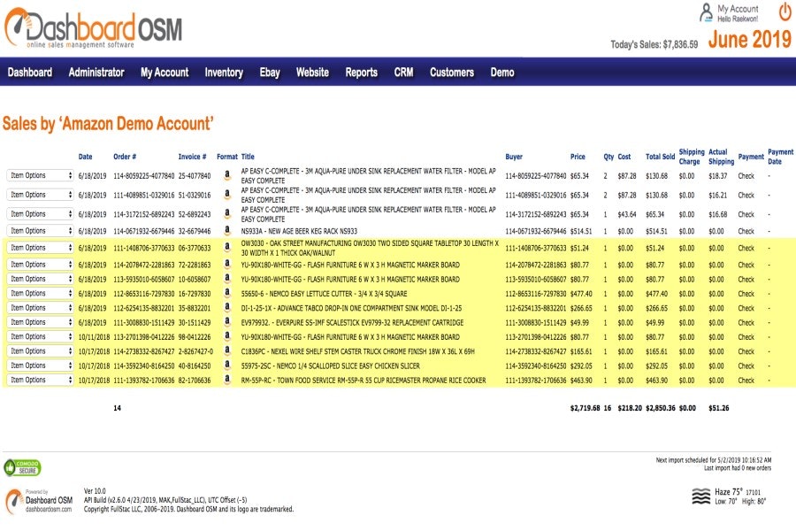Dashboard OSM gallery image