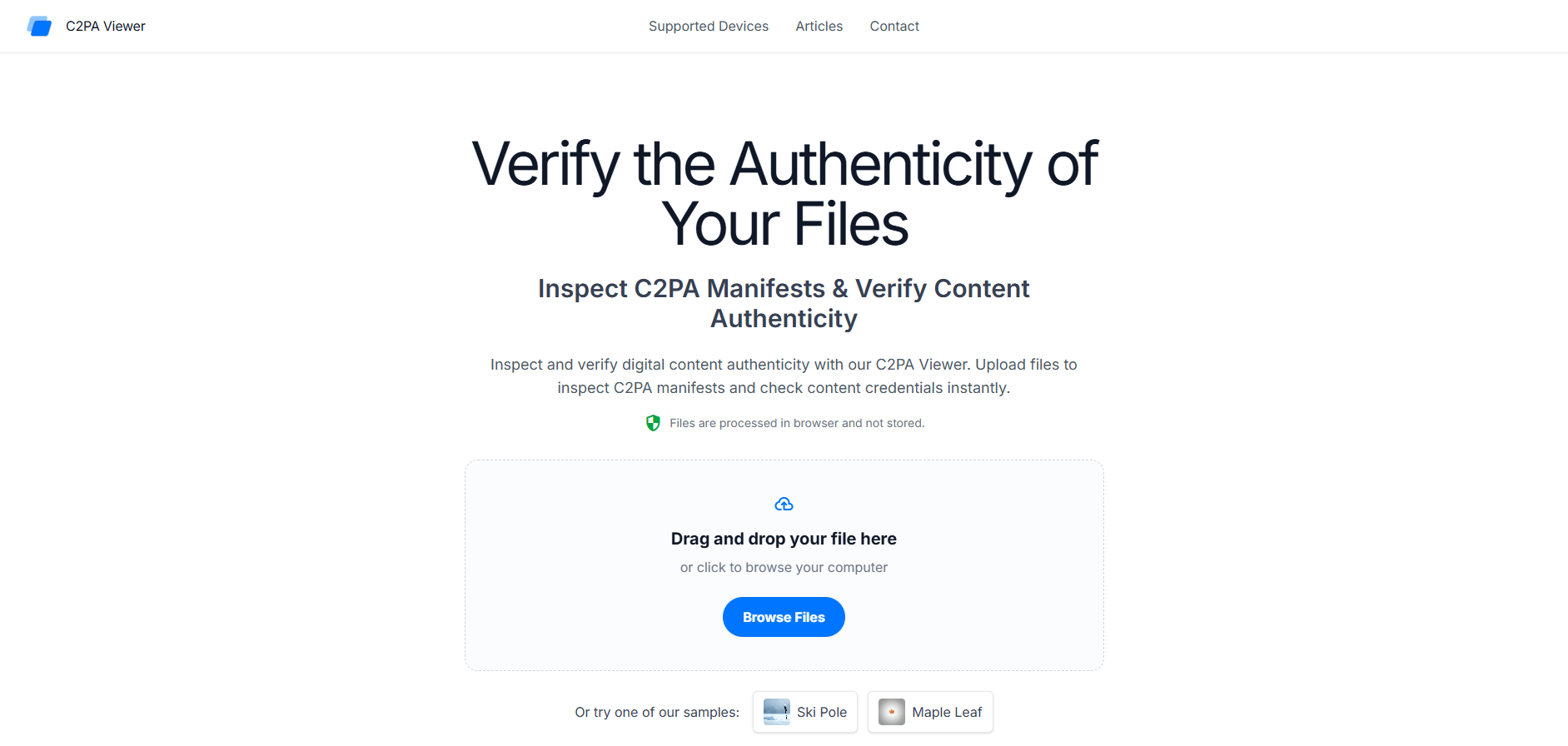 C2PA Viewer gallery image