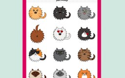 Purr-Moji App Cat Stickers - Fun Pack (for iMessage) media 1