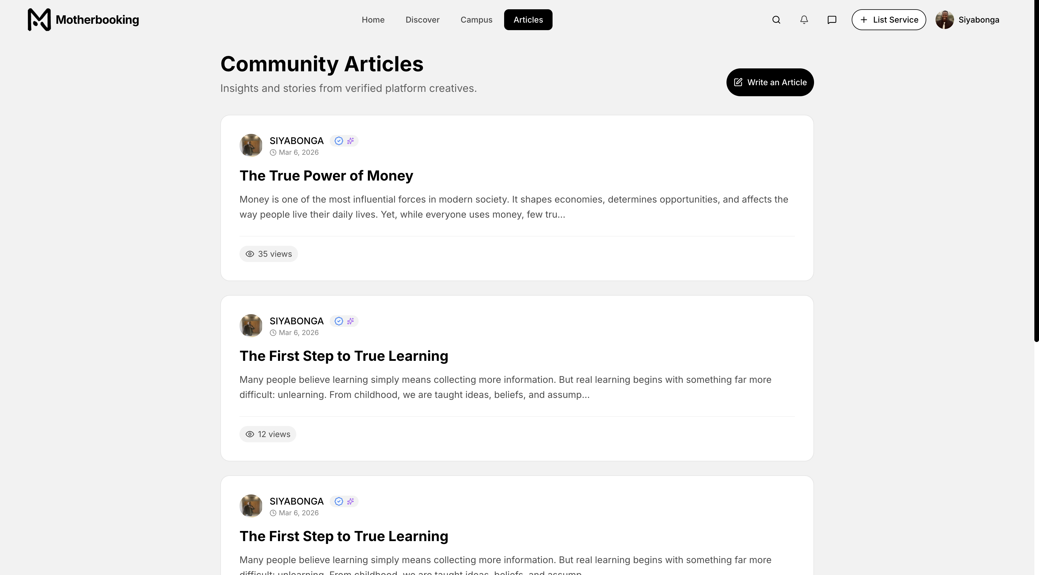 Motherbooking gallery image