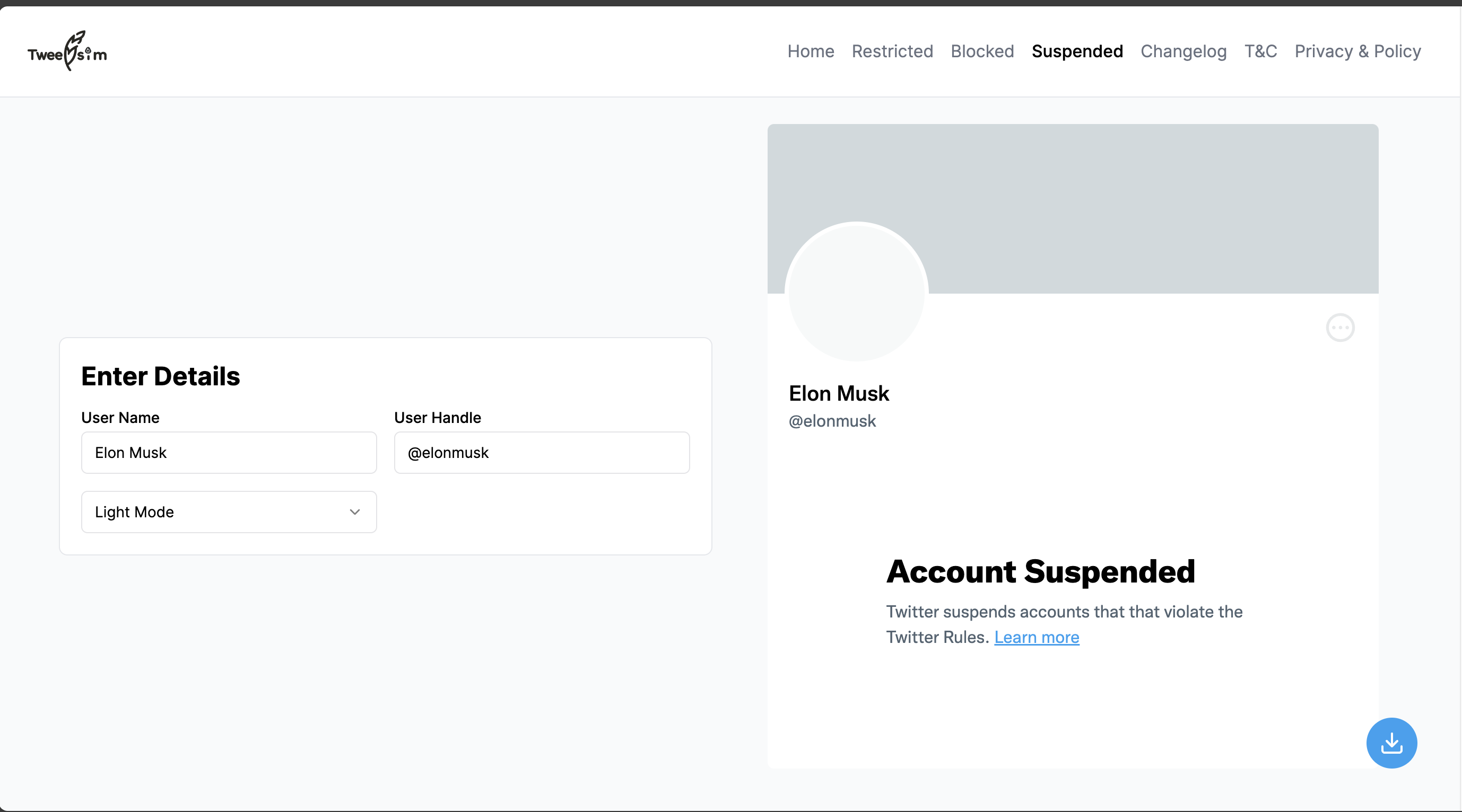Tweetsim - 数秒で現実的な偽のツイートとスクリーンショットを作成してください!メディア4
