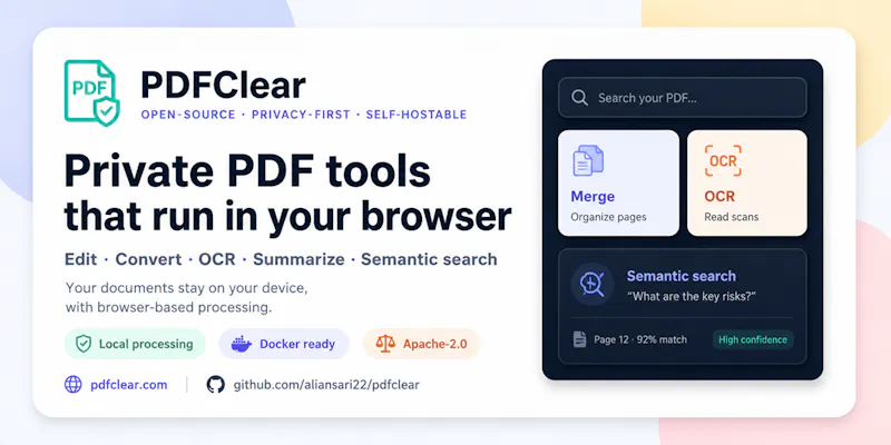 PDFClear screenshot 1