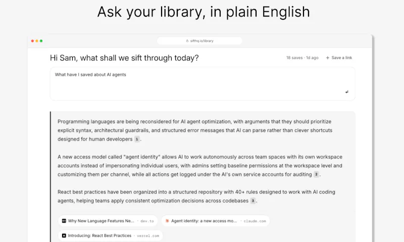 Sift screenshot 4