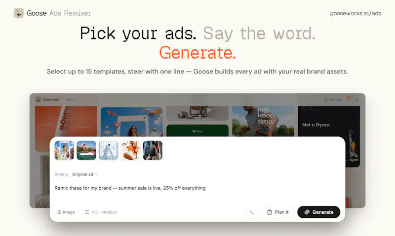 Goose Ads Remixer screenshot 3
