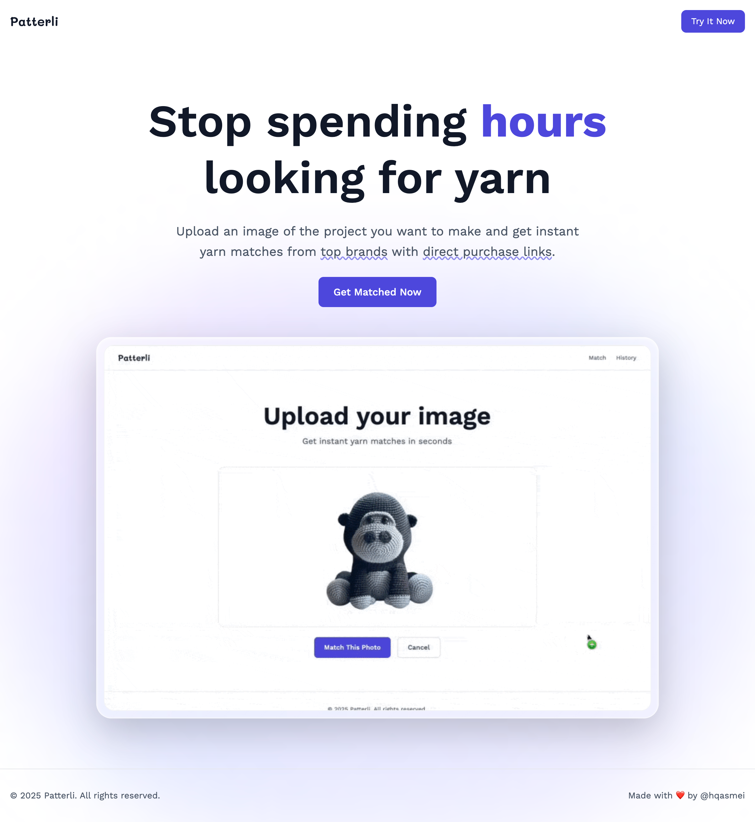 Patterli - Main product screenshot demonstrating key features and user interface