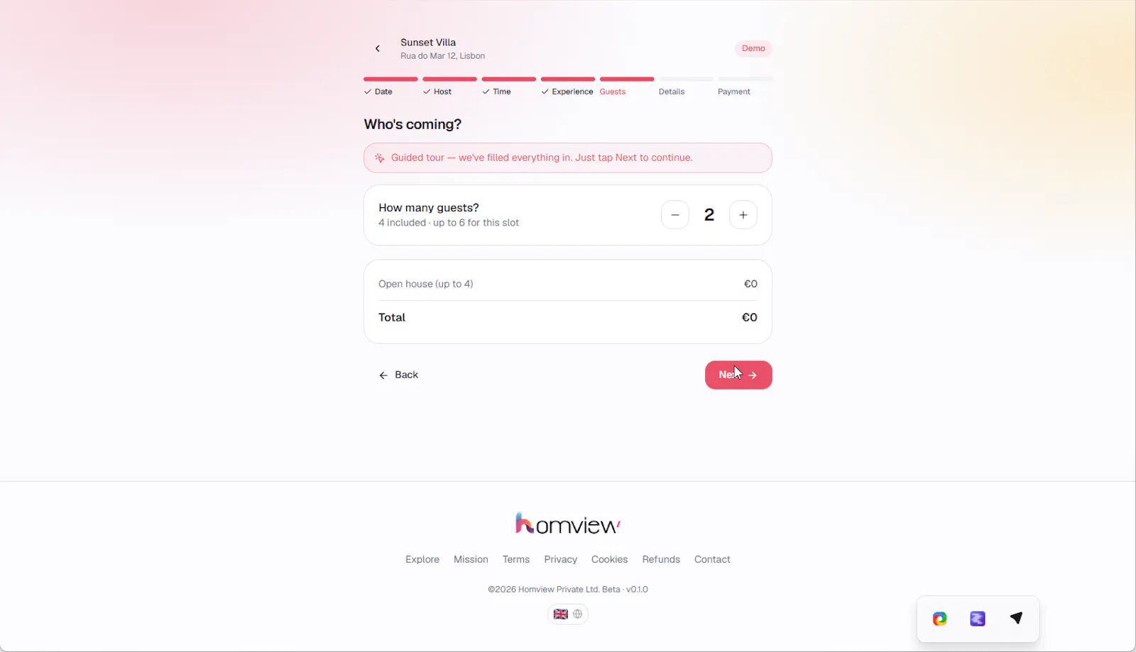 Homview screenshot 4