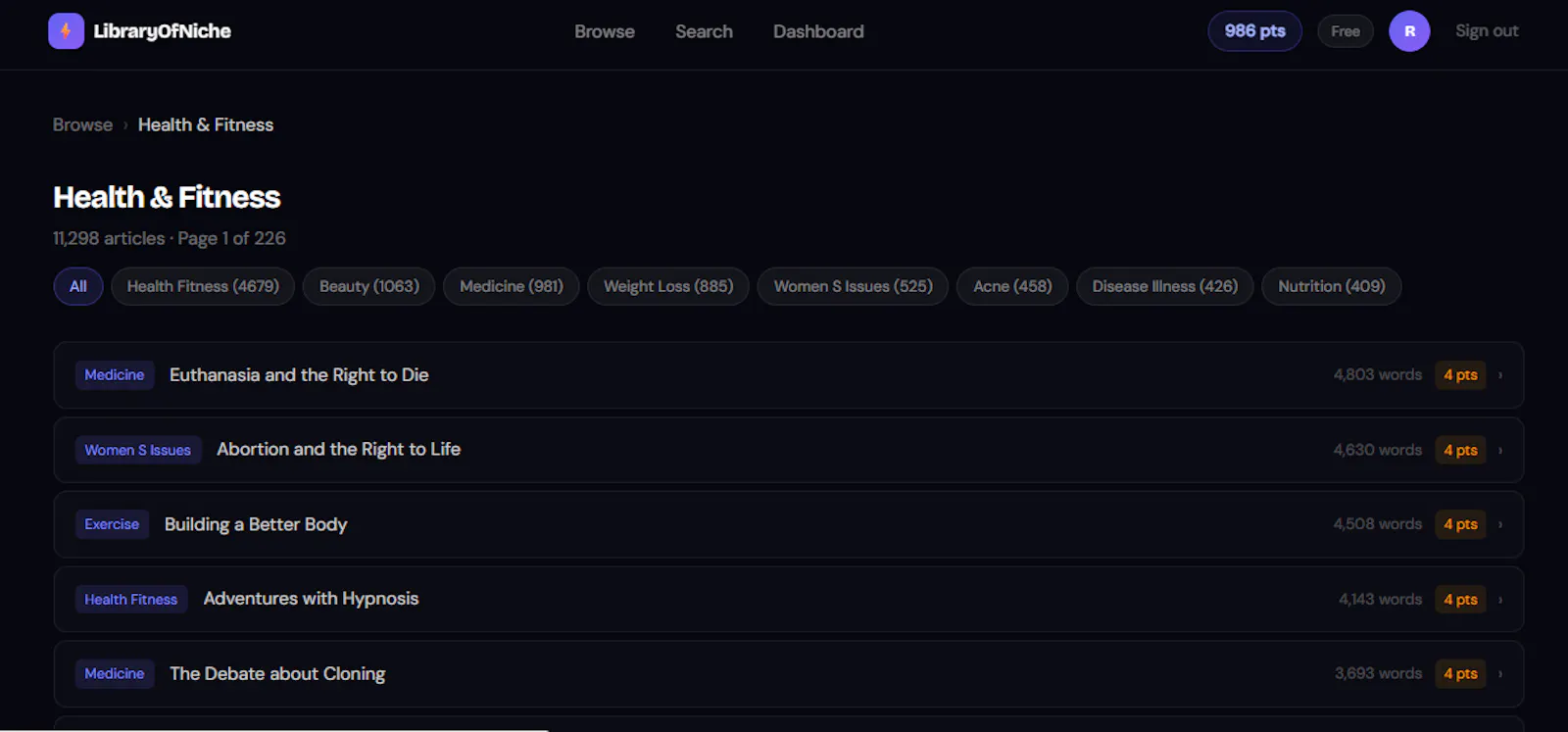 LibraryOfNiche screenshot 5
