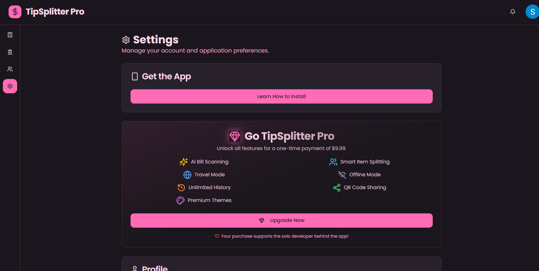 Média TIPSPLTER PRO - Séparateur de factures et de pourboires IA : répartitions intelligentes, conversion de devises 4