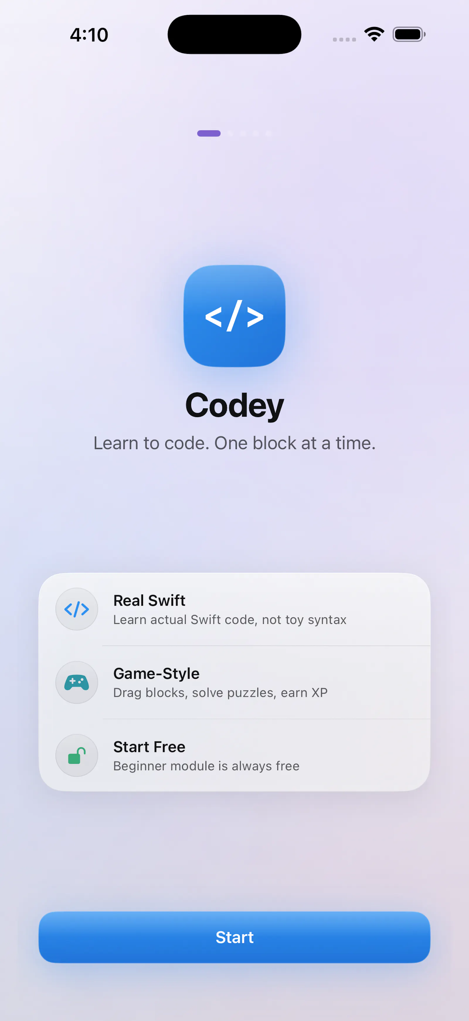 Codey screenshot 1