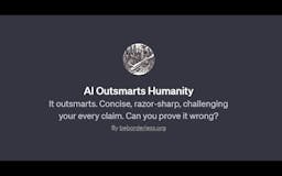 AI Outsmarts Humanity (GPT) media 1
