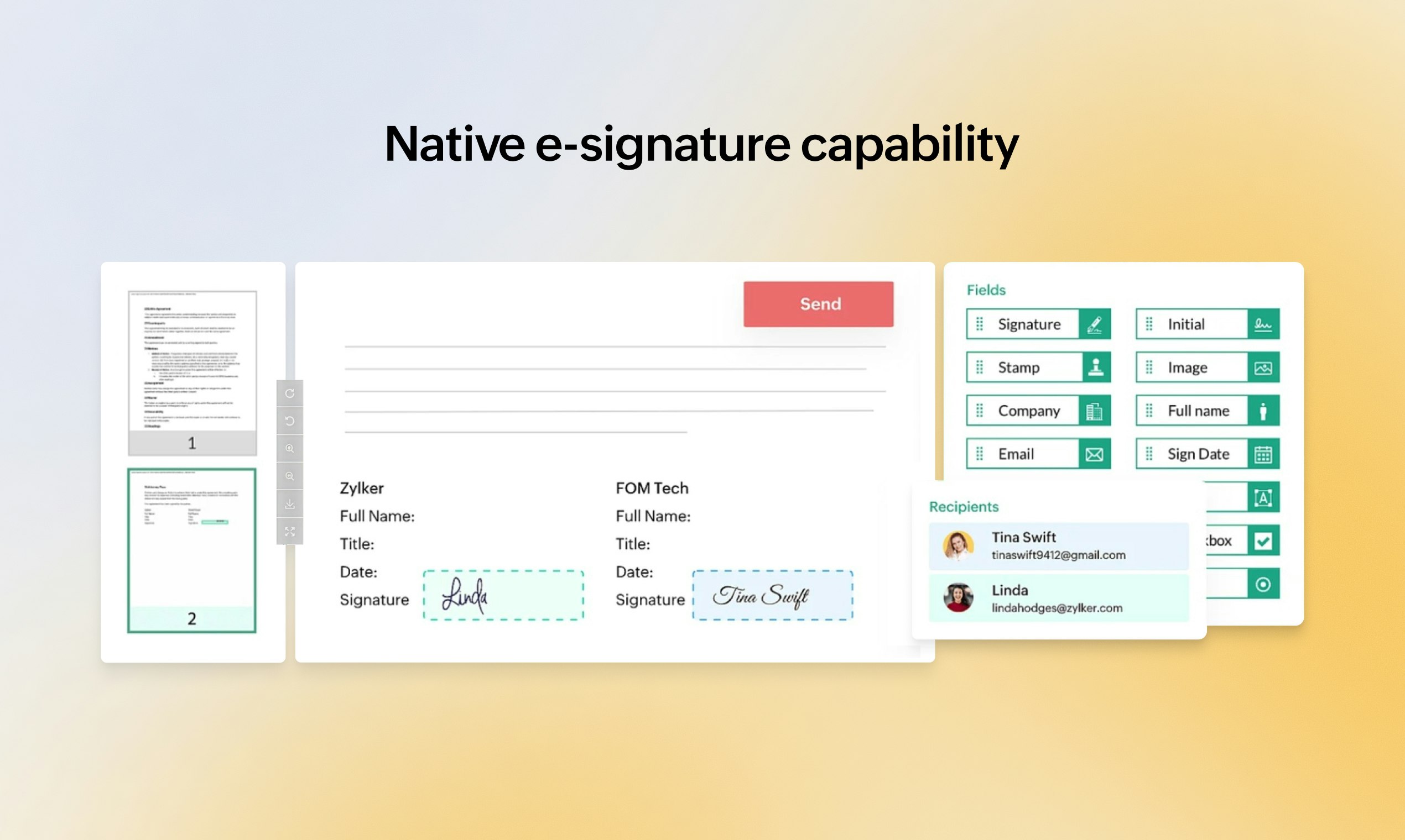 Média Contractes Zoho - CLM de nouvelle génération pour les équipes en pleine croissance!Plus de chaos contractant. 6