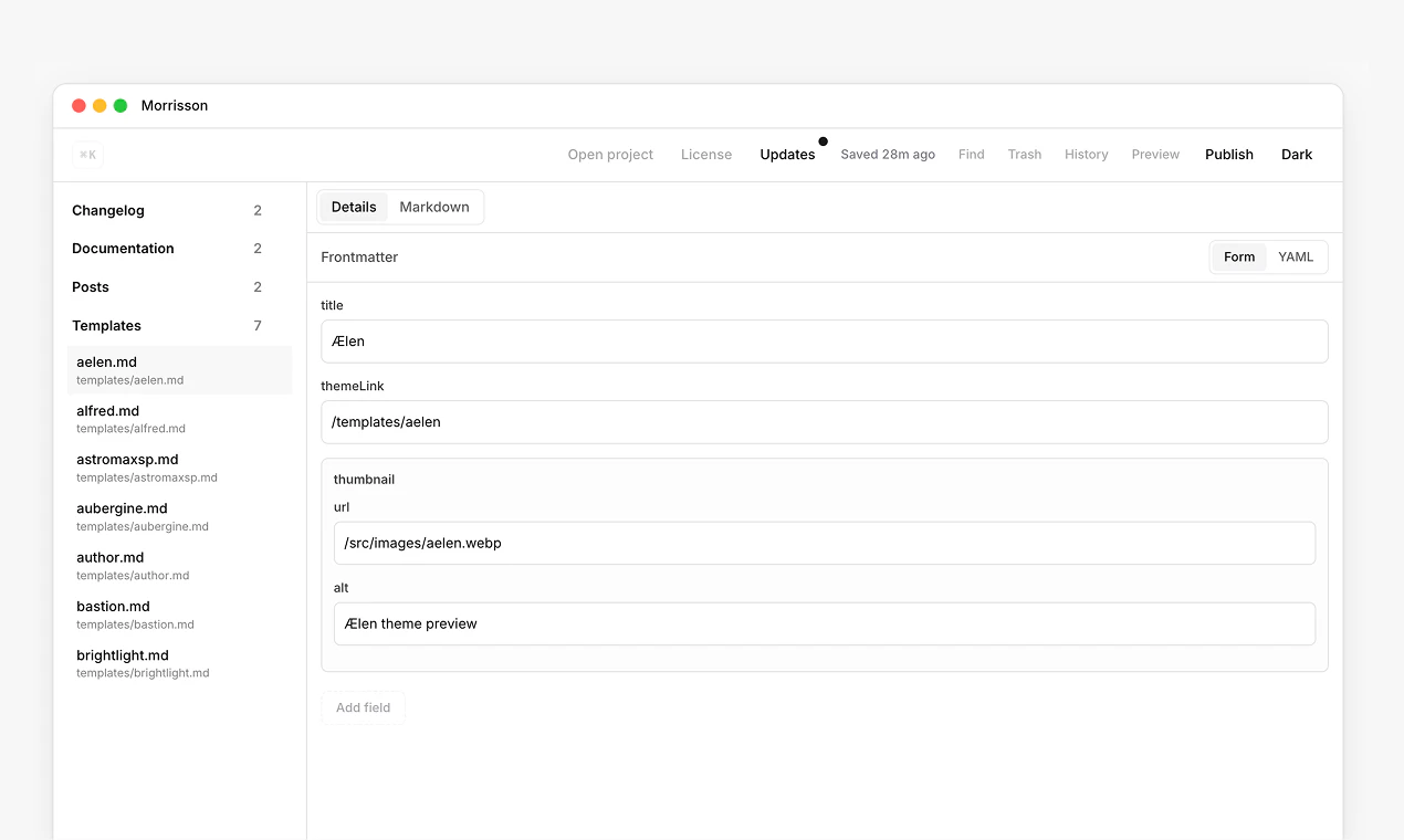 Morrisson screenshot 1