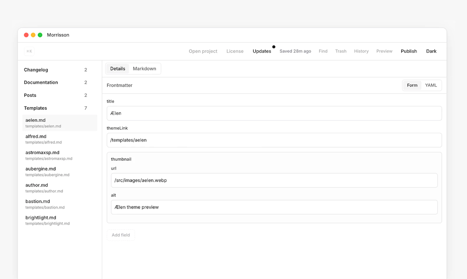 Morrisson  screenshot 1