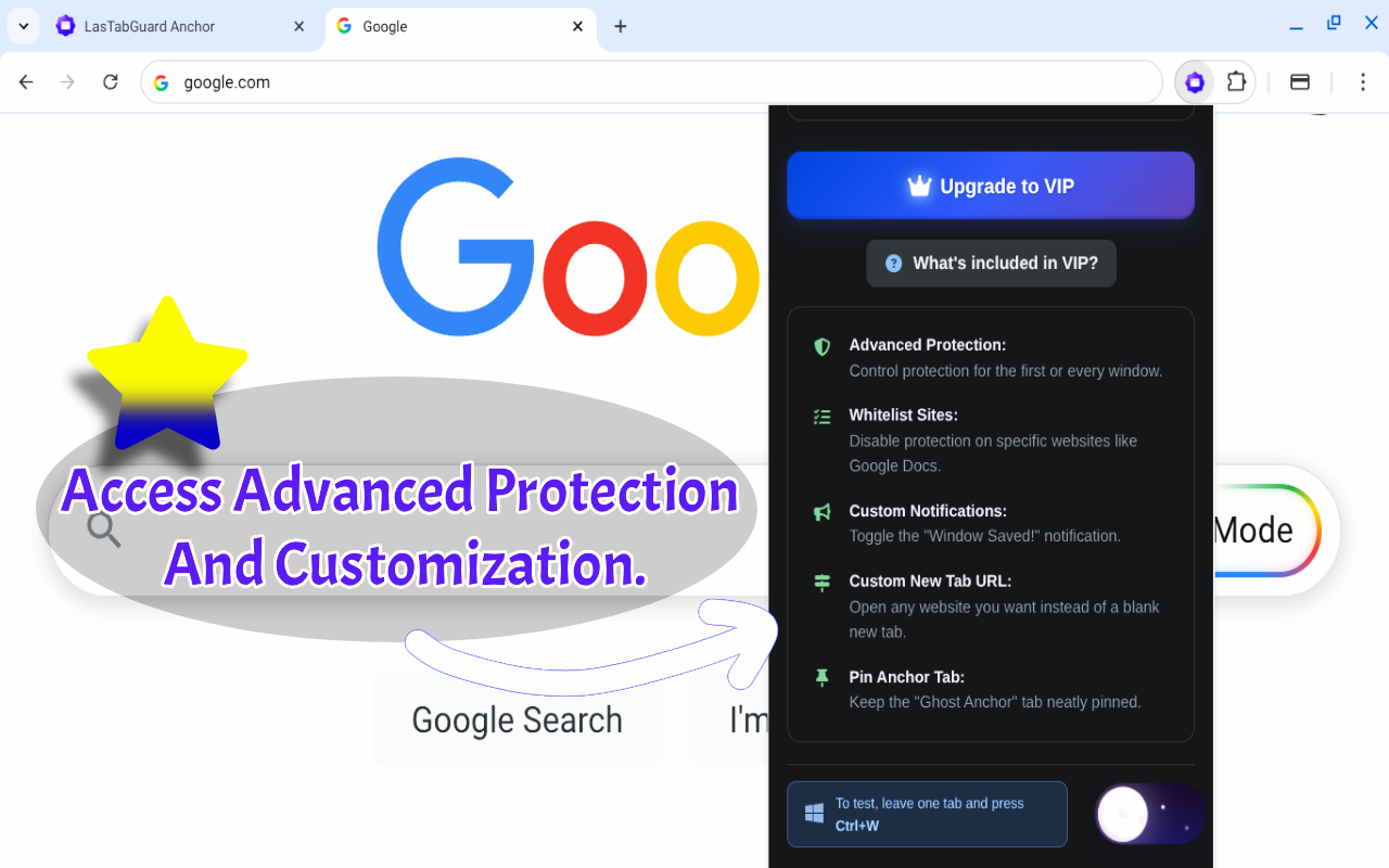 最後のタブでウィンドウを閉じないでください - LastAbguard：最後のタブでウィンドウが閉じないように停止しますメディア6