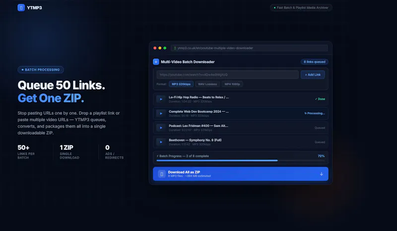 YTMP3 Media Downloader screenshot 1