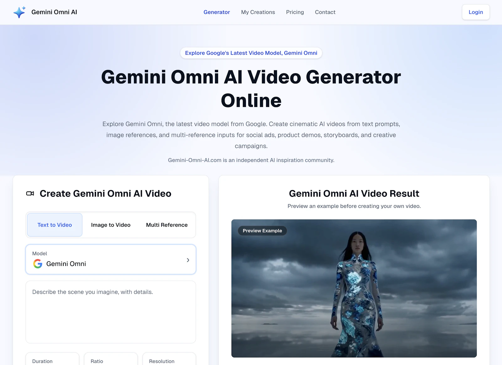 Gemini Omni AI screenshot 2
