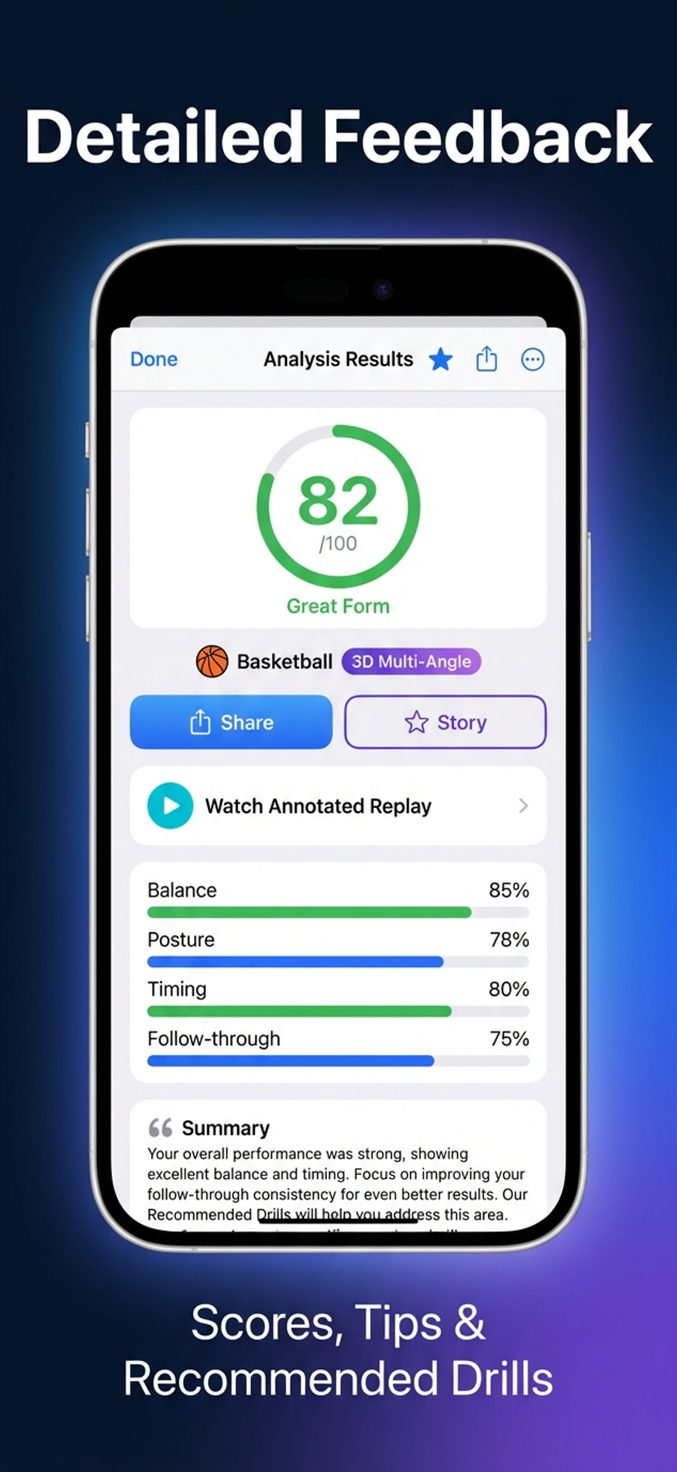 SportsReflector-AI Analysis & AR drills gallery image